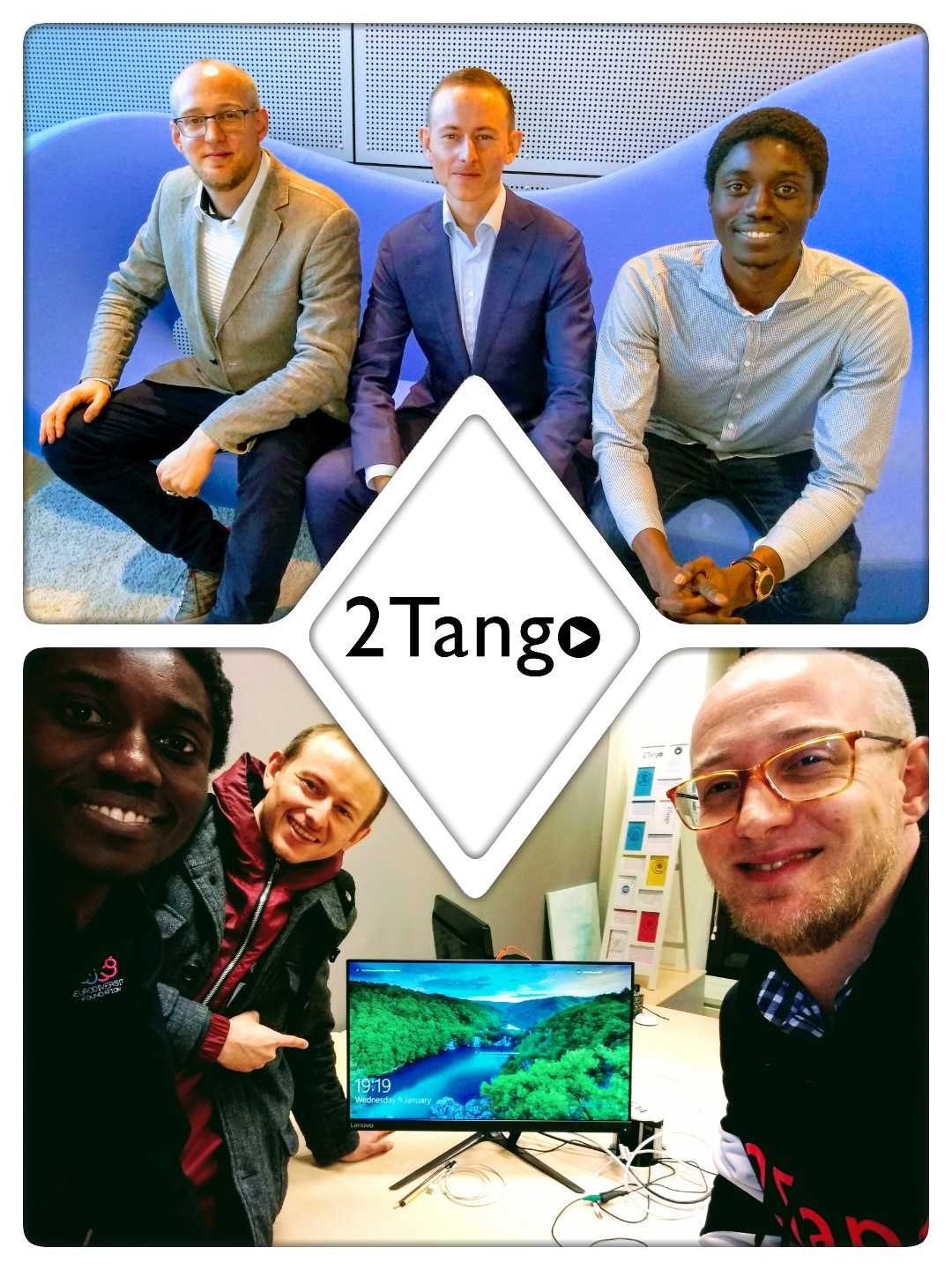 Presenting at SIDN with Szymon, Tjerk and Omotola