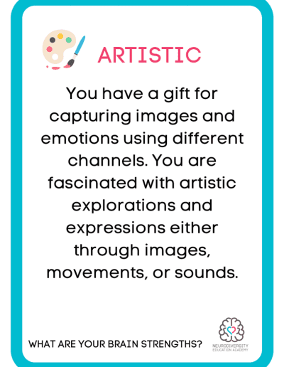 What are Your Brain Strengths cards - Neurodiversity Foundation - Neurodiversity Education Academy