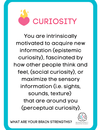 What are Your Brain Strengths cards - Neurodiversity Foundation - Neurodiversity Education Academy