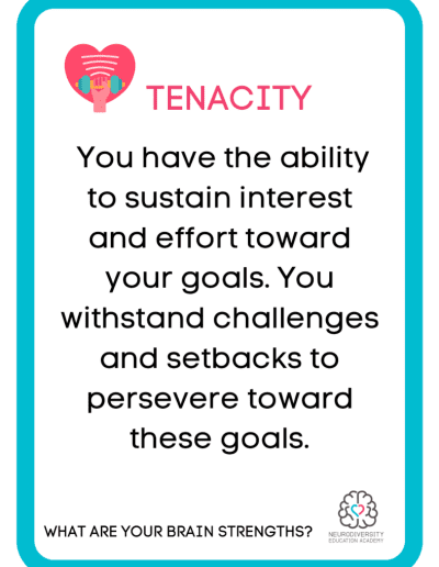 What are Your Brain Strengths cards - Neurodiversity Foundation - Neurodiversity Education Academy