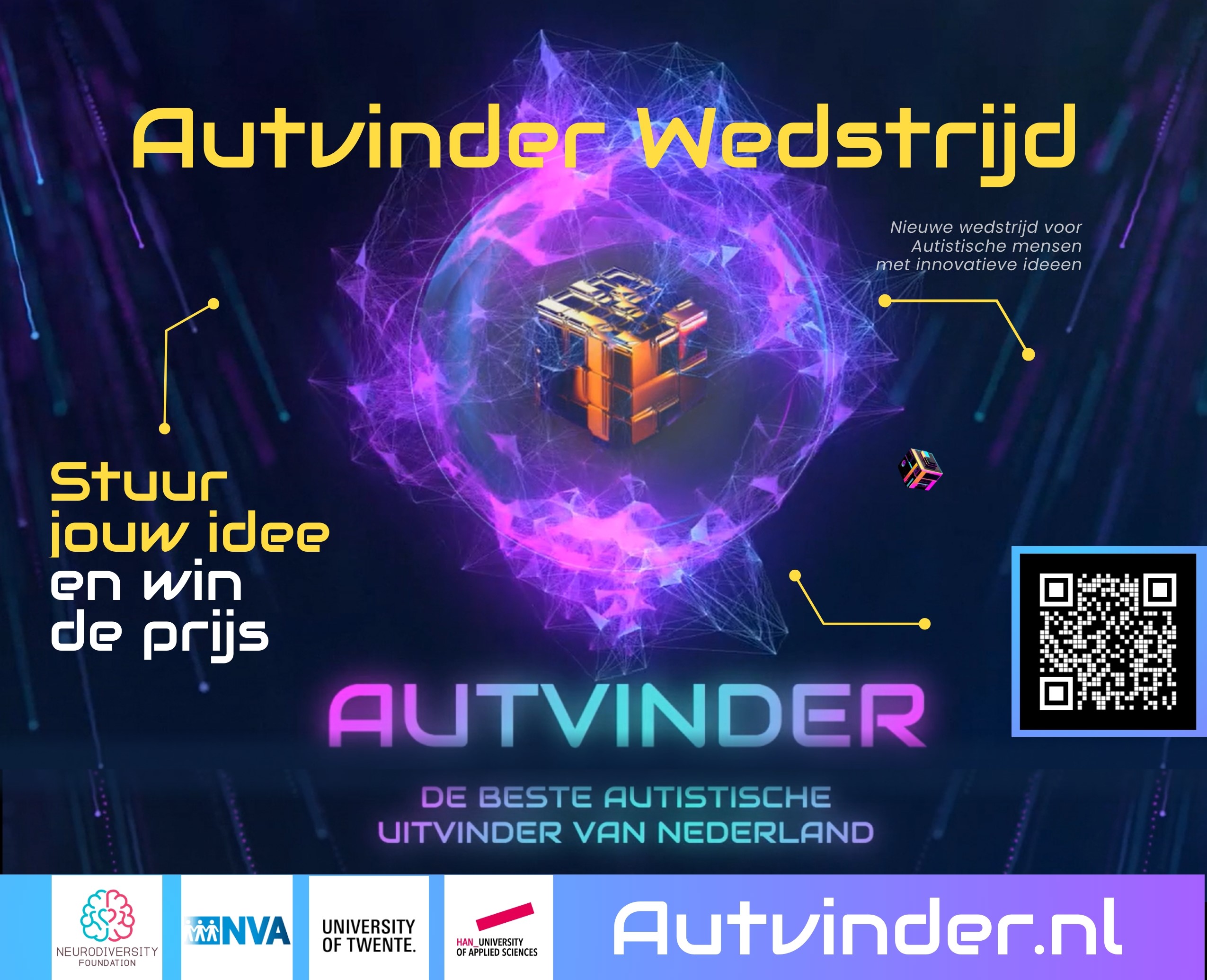 Autvinder wedstrijd 2024 - beste autistische uitvinder van Nederland